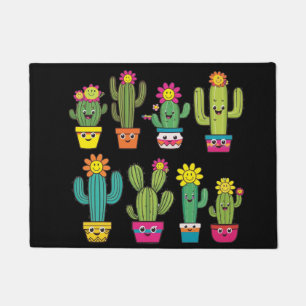 Felpudo Amantes de cactus adorables