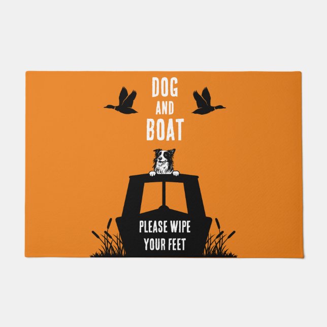 Felpudo Amantes de canallanes en lancha estrecha (Anverso)