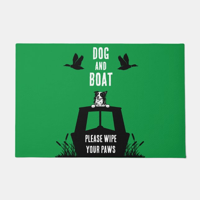 Felpudo Amantes de canallanes en lancha estrecha (Anverso)