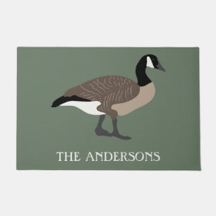 Felpudo Amantes de las aves Canadá Ilustracion Geese pers