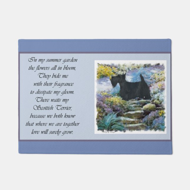 Felpudo Amantes del Territorio de Escocia (Anverso)