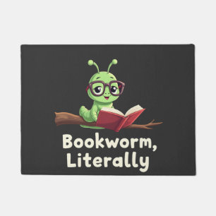 Felpudo Amantes literalmente de libros graciosos
