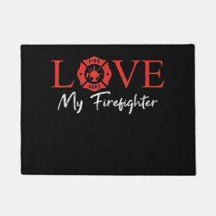 Felpudo Amar a mi pareja de amigos novios bomberos