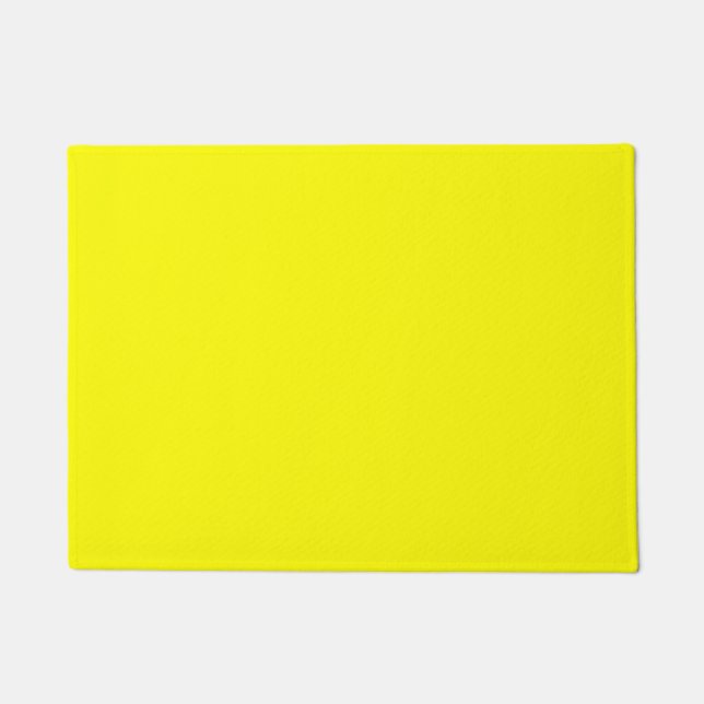 Felpudo Amarillo brillante (color sólido)  (Anverso)