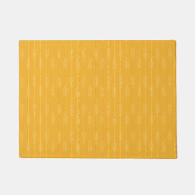 Felpudo amarillo de flechas (Anverso)