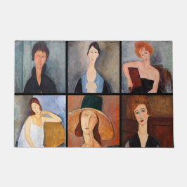 Felpudo Amedeo Modigliani - Collage de obras maestras