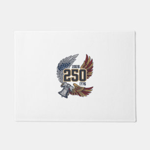 Felpudo América 250 Alas de Águila 2026 Diseño Patriótico_