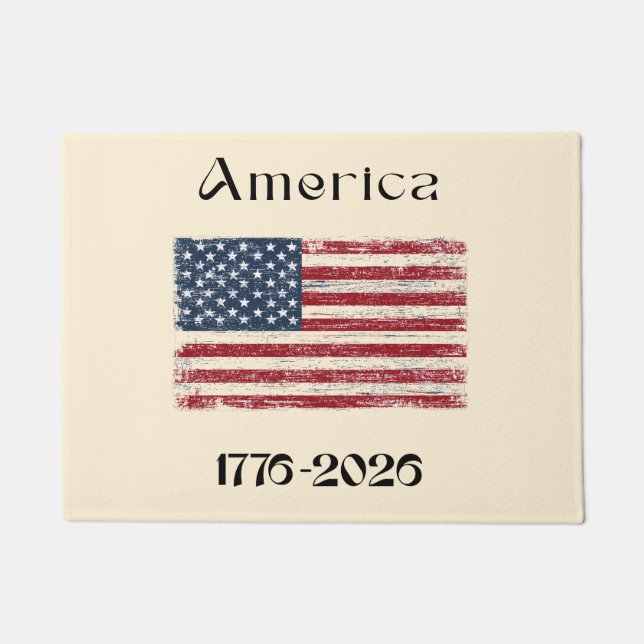 Felpudo America Flag 1776 to 2026 USA 250th Anniversary  (Anverso)