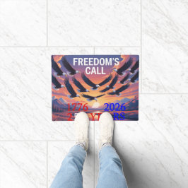 Felpudo America's Birthday Door Mat