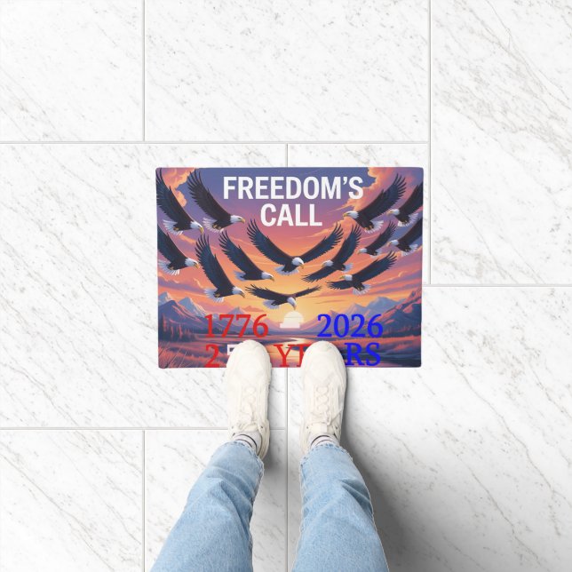 Felpudo America's Birthday Door Mat (Interior)