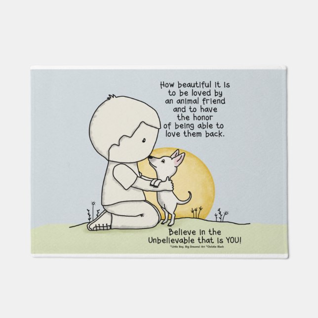 Felpudo Amigos de los animales (Anverso)