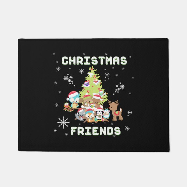 Felpudo Amigos de Navidades hábiles (Anverso)
