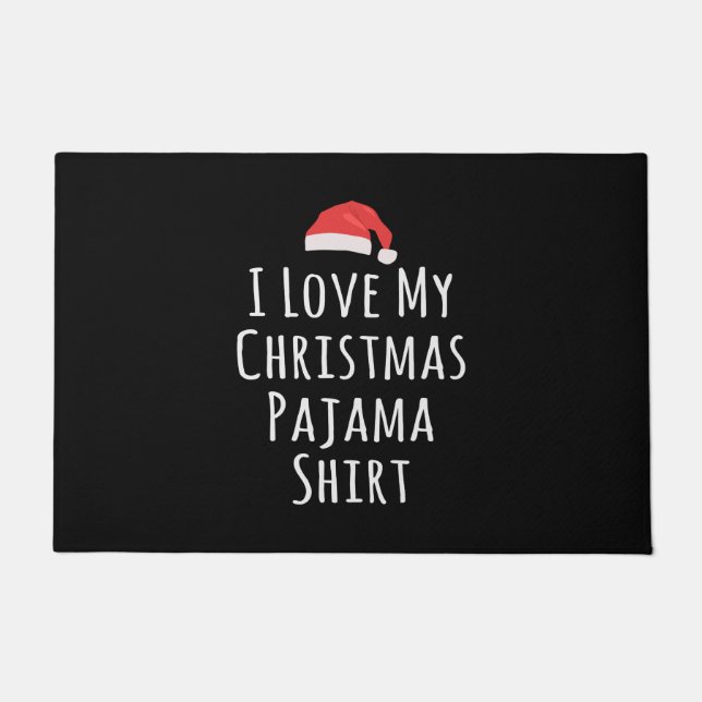 Felpudo Amo a mis Navidades Pajama Shirt (Anverso)
