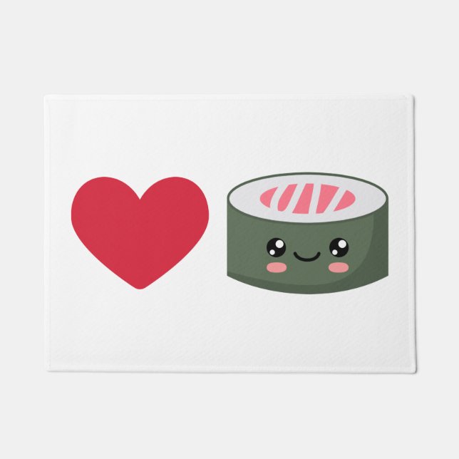 Felpudo Amo el sushi (Anverso)