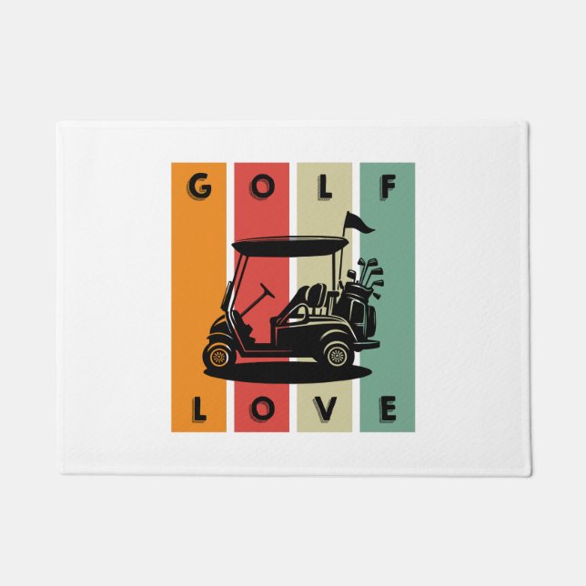 Felpudo Amor al golf (Anverso)