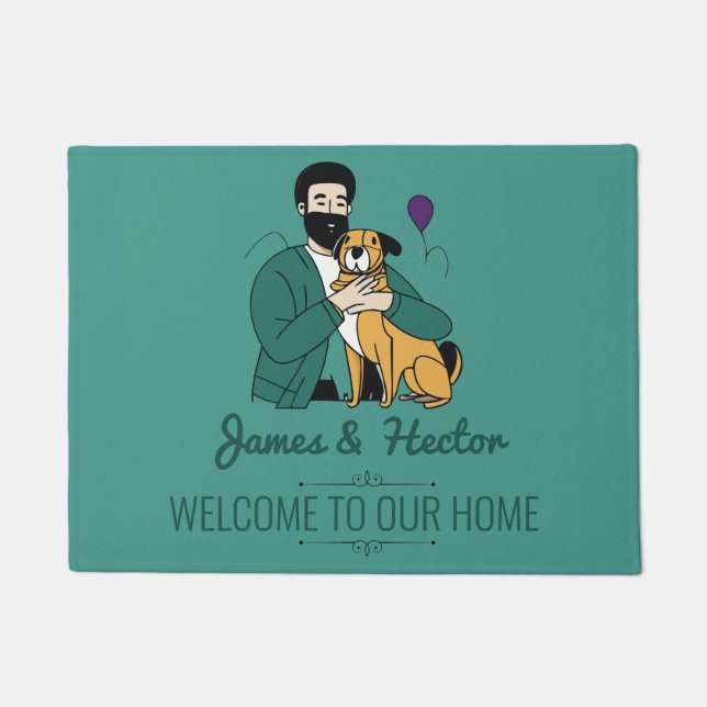 Felpudo Amor del perro (Anverso)