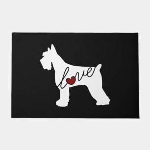 Felpudo Amor del Schnauzer (Schnauzer gigante)