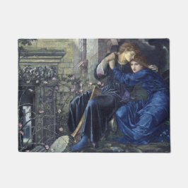 Felpudo Amor entre las ruinas (de Edward Burne-Jones)