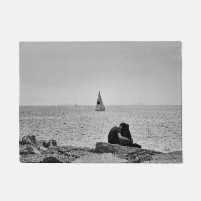 Felpudo Amor por mar (Anverso)