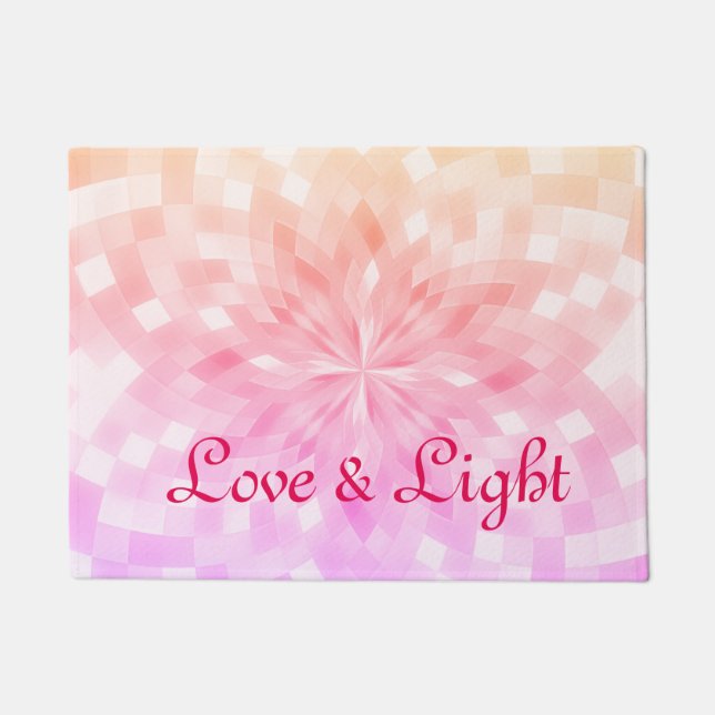 Felpudo Amor y luz (Anverso)