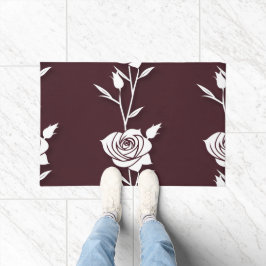 Felpudo An Arrangement  Of Minimalist Single Line Roses 