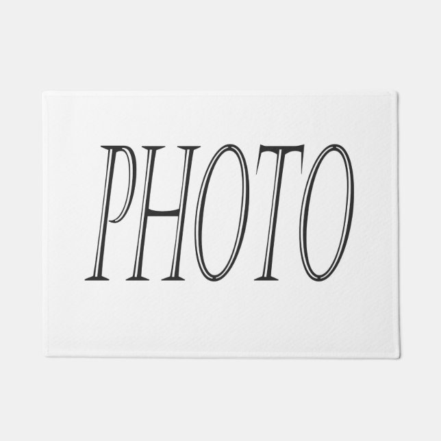 Felpudo Añada su propia estera de puerta de la foto (Anverso)