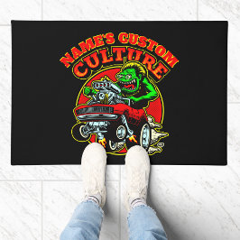 Felpudo Añadir NOMBRE Personalizado Cultura Hot Rod Classi