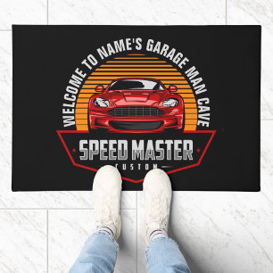 Felpudo Añadir nombre texto Personalizado rojo SPEEDMASTE