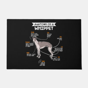 Felpudo anatomía de un regalo divertido de amante de perr