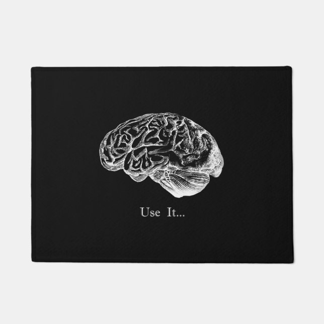 Felpudo Anatomía del cerebro - utilícela (Anverso)
