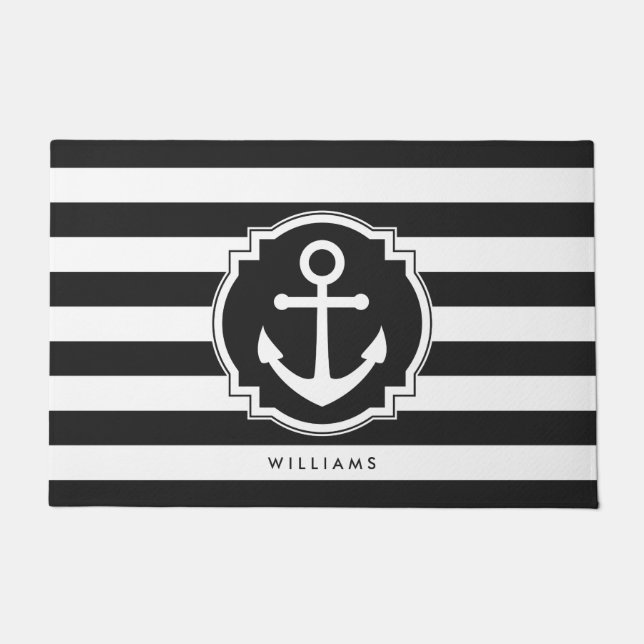 Felpudo Anclaje y franjas (Anverso)