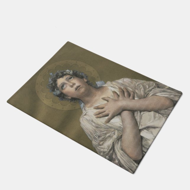 Felpudo Ángel de Navidad (por Erulo Eroli) (Angular)