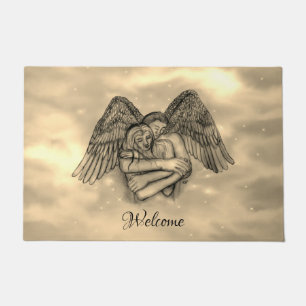 Felpudo Angel Eros en el amor