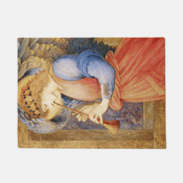 Felpudo Angel Playing a Flageolet (de Edward Burne-Jones)