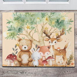 Felpudo Animales caprichosos del bosque de Woodland