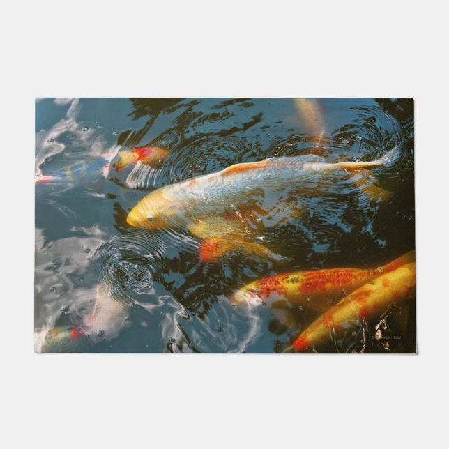 Felpudo Animales - Pescado - Otorgar buena fortuna (Anverso)