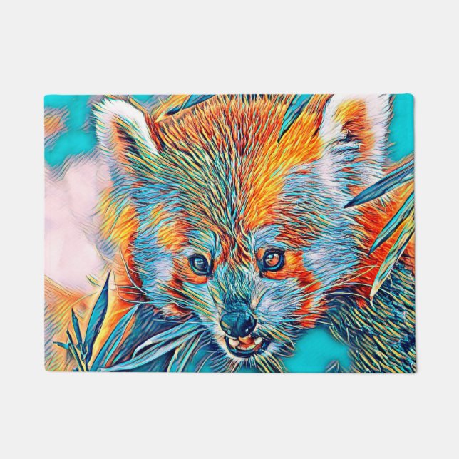 Felpudo AnimalMix_RedPanda_001 (Anverso)