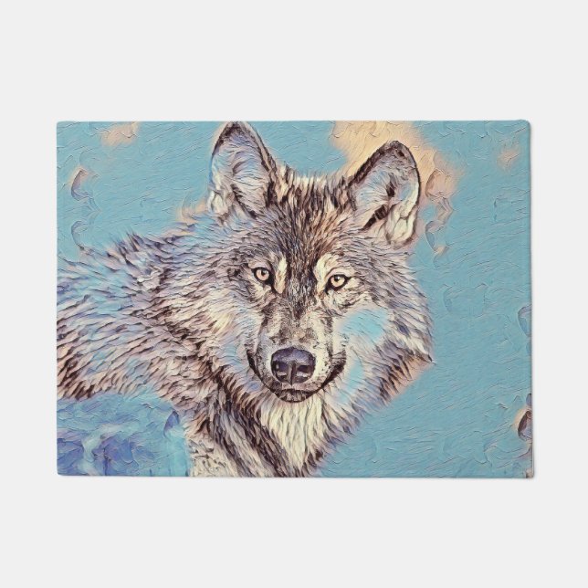 Felpudo AnimalMix_Wolf_012 (Anverso)