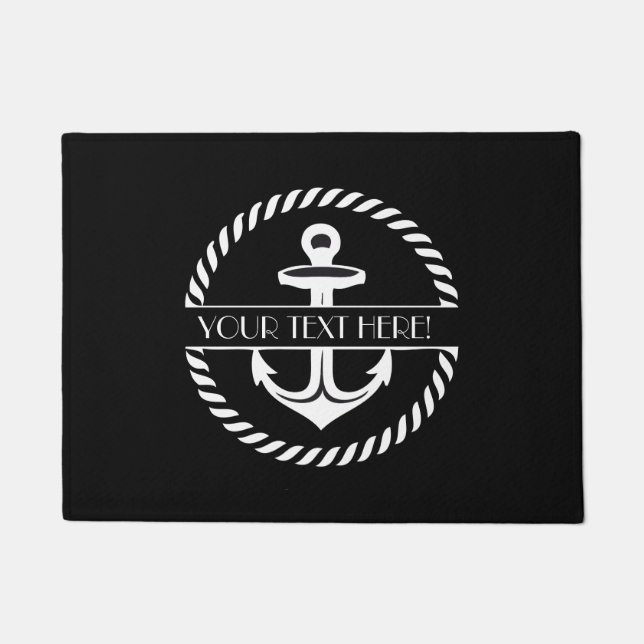 Felpudo Anker- con nombres a personalisieren (Anverso)