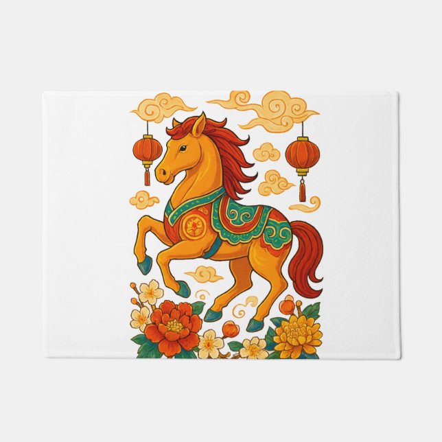 Felpudo año lunar chino caballo (Anverso)