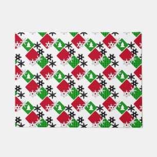 Felpudo Año Nuevo, Navidades, decoración navideña