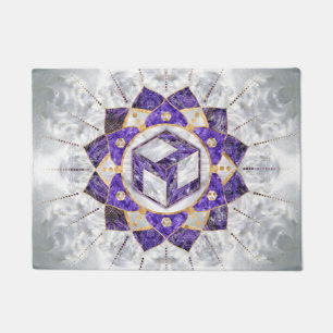 Felpudo Antahkarana en Lotus Mandala- Amethyst and Pearl