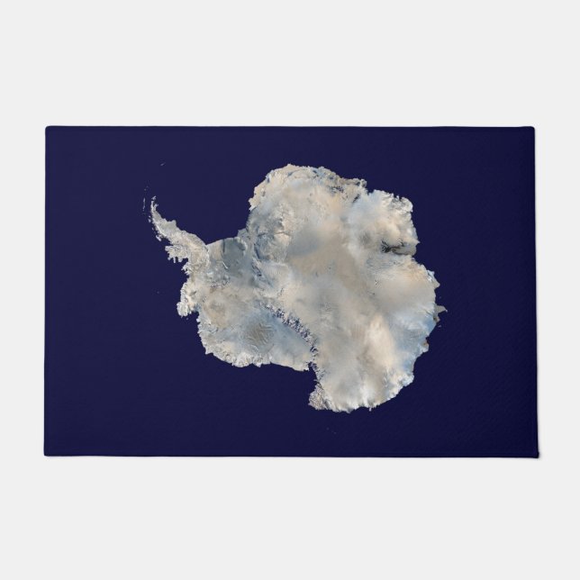 Felpudo Antártida (imágenes de mármol azul de la NASA) (Anverso)