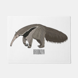 Felpudo Anteater personalizado ilustracion