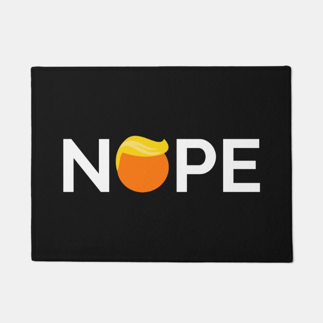 Felpudo Anti-Trump - Edición No-Papa (Anverso)