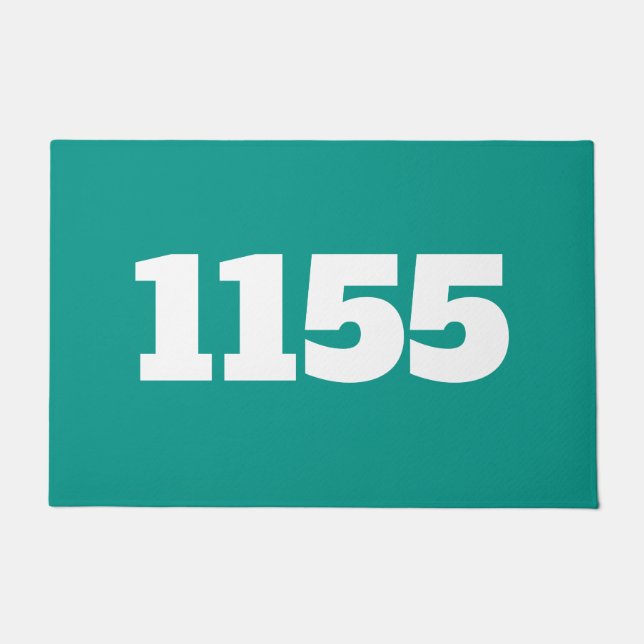 Felpudo Apartamento plano Doormat House o lugar de trabajo (Anverso)