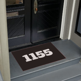 Felpudo Apartamento plano Doormat-House o lugar de trabajo