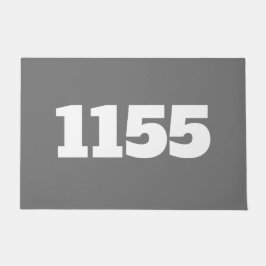 Felpudo Apartamento plano Doormat-House o número de lugar