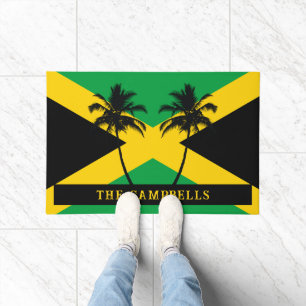 Felpudo Apellido de la familia de la bandera jamaicana