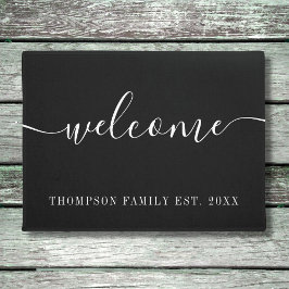 Felpudo Apellido Personalizado de la Familia